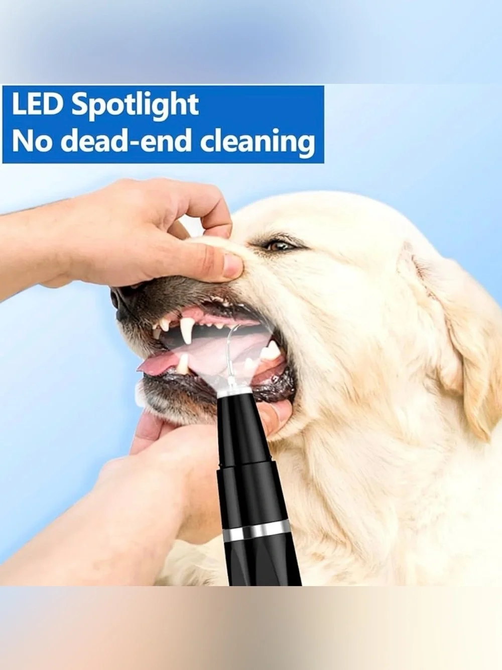 New Open Box Ni Shen Pet Dental Cleaner Black Color .